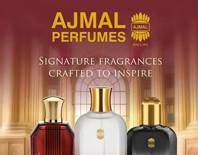 Ajmal Perfumes banner
