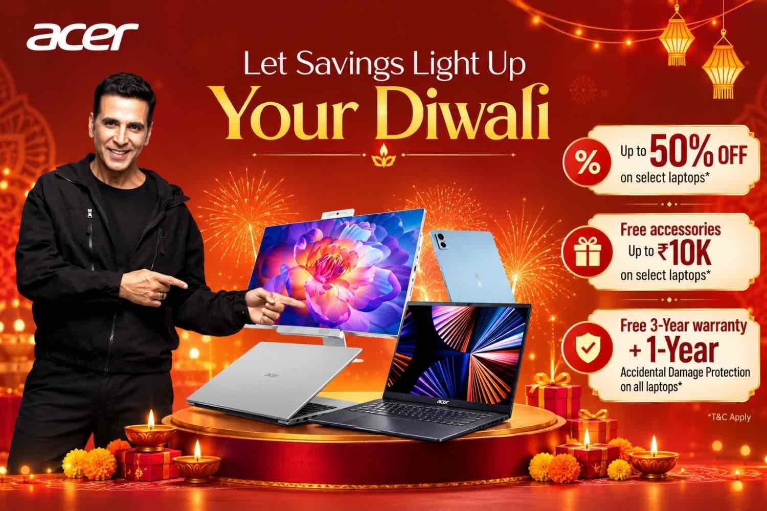 Wow Wali Diwali Offer on Acer Laptops